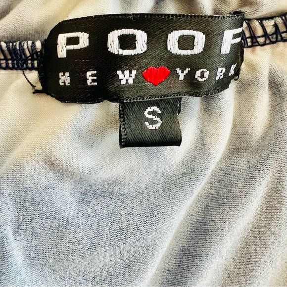 NWOT TIE DYE BLUE & WHITE SANTA MONICA BEACH LOGO SUMMER SWIM DRESS POOF! NY - Picture 7 of 7